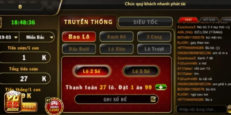 Chọn cược Lô Đề 1 ăn 99 vô cùng đơn giản tại Yo88 