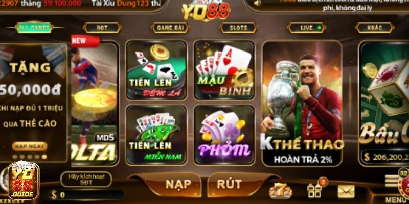 Phỏm Yo88 - game bài không thể bỏ qua 